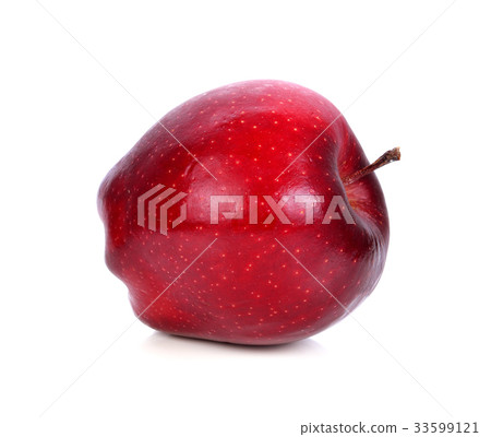 Fresh red apple on a white background Fresh red apple on a white background 33599121