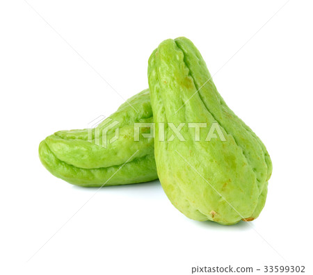 Chayote on white background 33599302