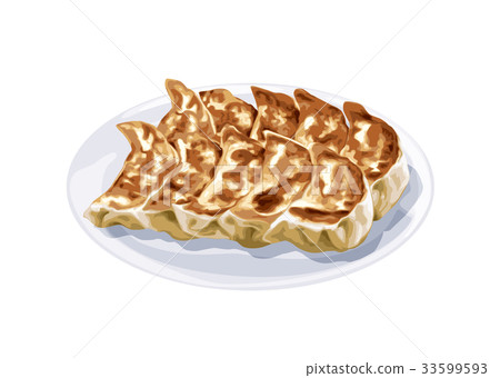 Gyoza - Stock Illustration [33599593] - PIXTA