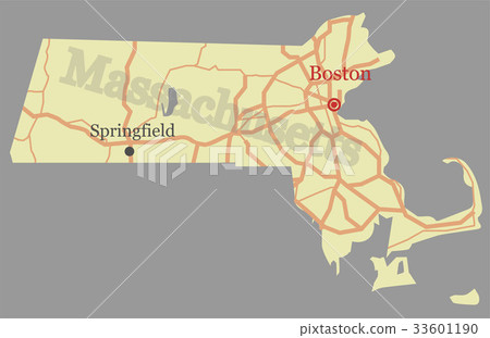 Massachusetts vector State Map Assistance Massachusetts vector State Map Assistance 33601190