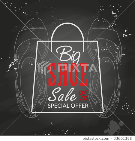 Fashion vector sketch womens shoes. 33601398