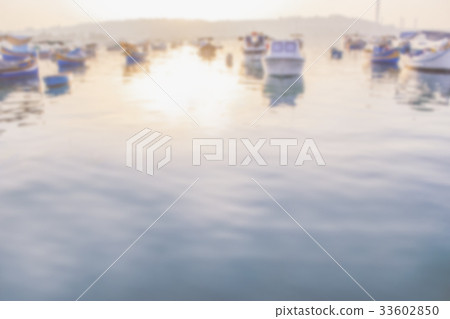 Blurred Luzzu, traditional maltese eyed boats Blurred Luzzu, traditional maltese eyed boats 33602850