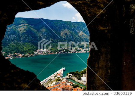 Magnificent view of Kotor Bay Montenegro 33603139