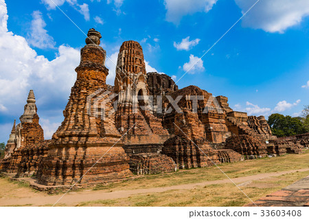 大城府（Ayutthaya），環遊世界遺產，瑪哈泰寺（Wat Mahathat），壯觀的亞洲景觀 33603408