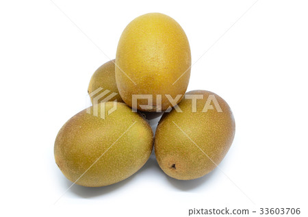 Whole yellow or gold kiwi fruit 33603706