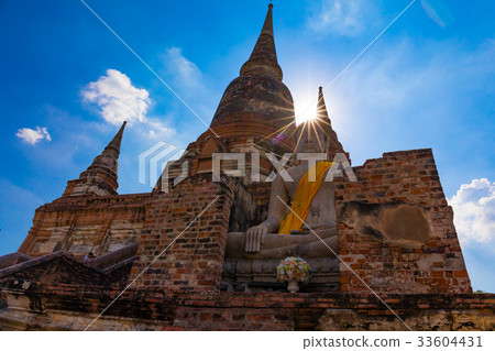 [Thailand Ayutthaya] World Heritage, Historic Buildings, Wat Yai Chai Mongkhong 33604431