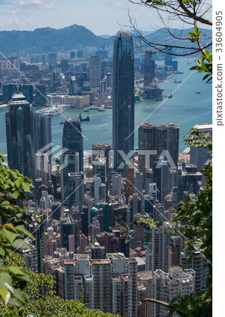 Hong Kong scenery seen from Victoria Peak 33604905