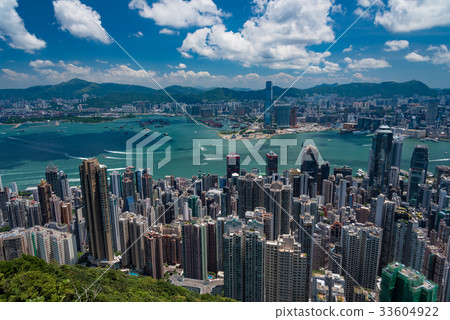 從太平山頂看到的香港風景 33604922