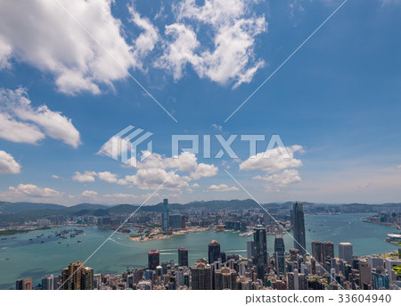 從太平山頂看到的香港風景 33604940