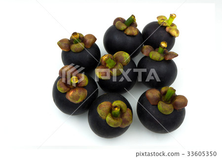 The purple mangosteen (Garcinia mangostana) The purple mangosteen (Garcinia mangostana) 33605350