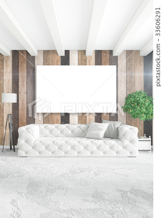 White bedroom minimal Interior design with wood White bedroom minimal Interior design with wood 33606291