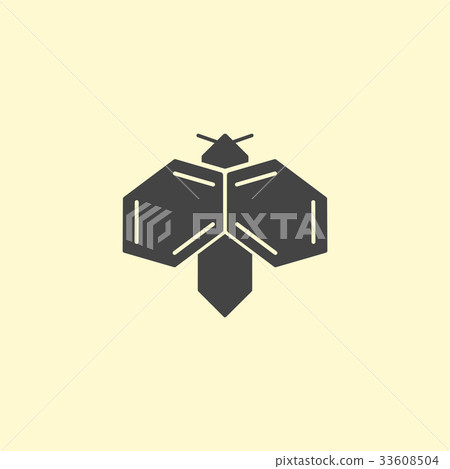 Insect logo design. Bee logotype 33608504