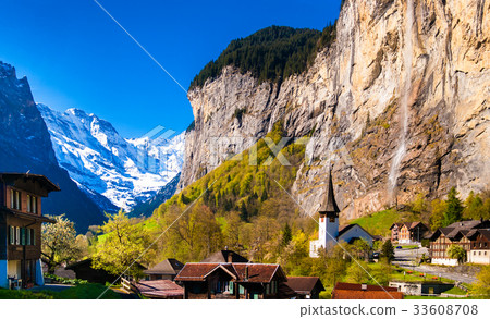 Scenery of Lauterbrunnen, Switzerland 33608708