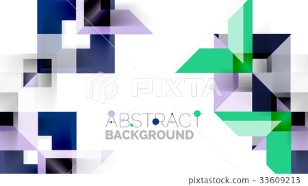 Business presentation geometric template 33609213