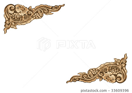 flower carved frame flower carved frame 33609396