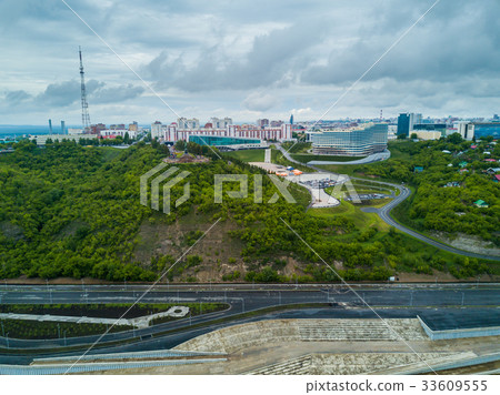 Aerial view of city Aerial view of city 33609555