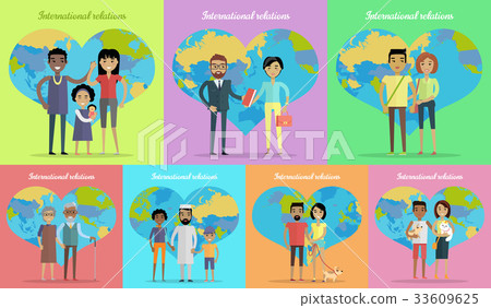 International Relations Banners Set 33609625