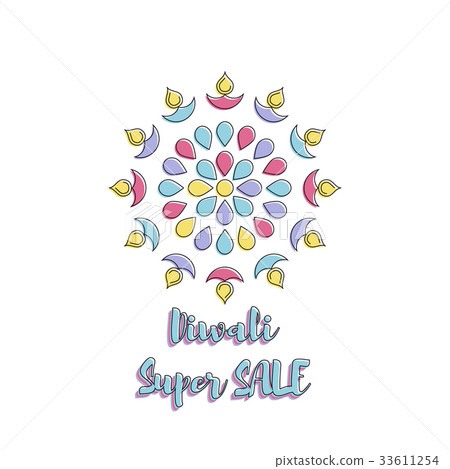 Creative poster Sale Happy Diwali 33611254