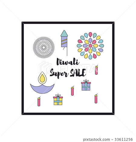 Creative poster Sale Happy Diwali 33611256