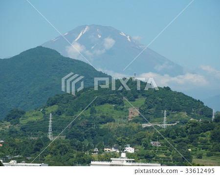富士山在夏天 33612495