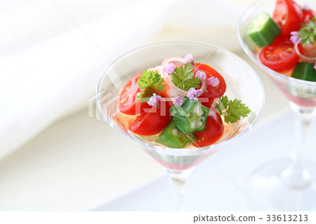 櫻桃西紅柿和秋葵Gelato 33613213