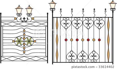Wrought Iron Gate, Door, Grill, Railing Design 33614402