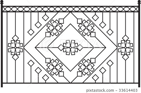 Wrought Iron Gate, Door, Grill, Railing Design 33614403