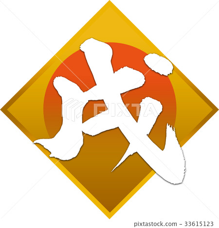 New Year's card calligraphy writing design material New Year's card calligraphy writing design material 33615123