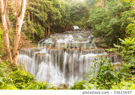Nature, forests and beautiful waterfalls. 33615697