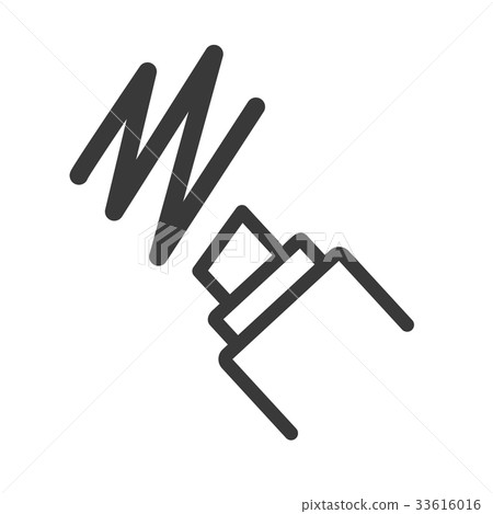 Stationery Office tool line icon 33616016