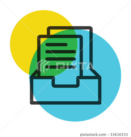 Document file icon color mark 33616333