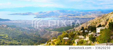 Volos city view from Pelion mount, Greece Volos city view from Pelion mount, Greece 33620250