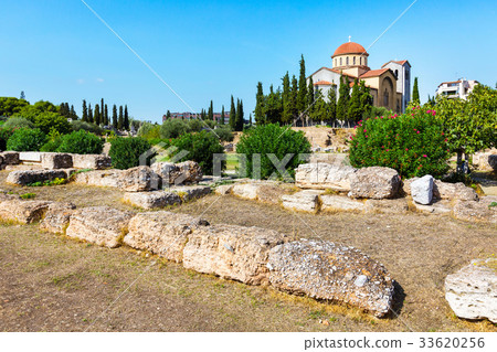Ruins of ancient Kerameikos in Athens, Greece 33620256