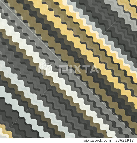 Diagonal wavy line pattern background.  33621918