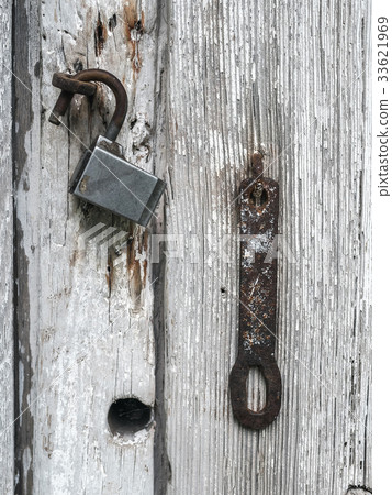 White wood plank texture background. 33621969