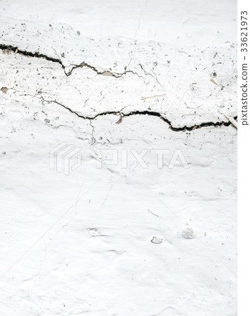 White wall texture with cracks for background. White wall texture with cracks for background. 33621973