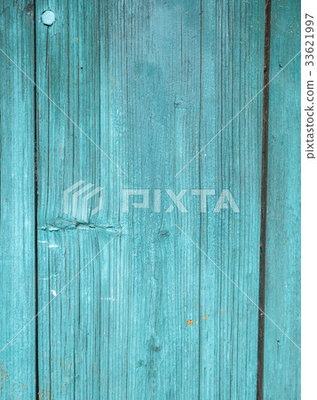 Old grunge green wood texture for background. 33621997