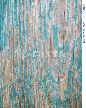 Old grunge green wood texture for background. 33622004