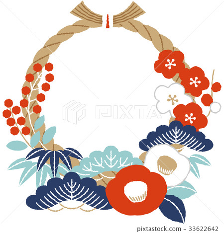 新年賀卡材料 33622642