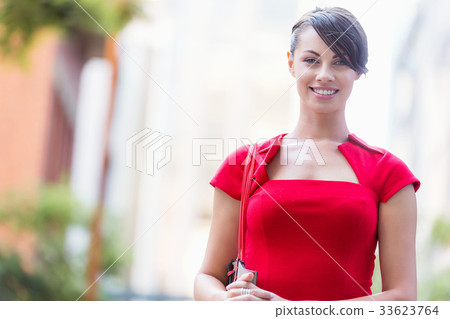 Portrait of businesswoman outside Portrait of businesswoman outside 33623764