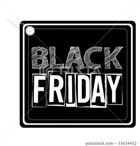 Black friday label Black friday label 33634452