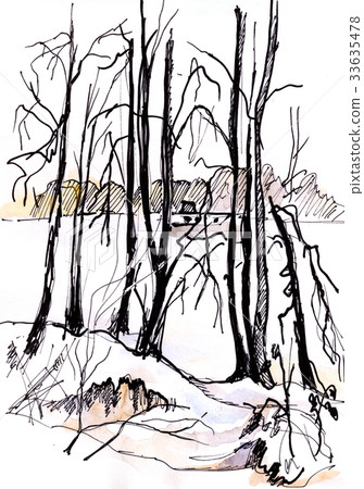 Winter day Winter day 33635478