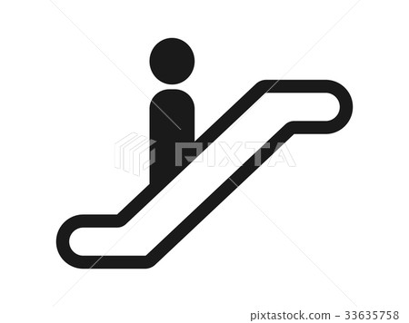 自動扶梯圖標 33635758