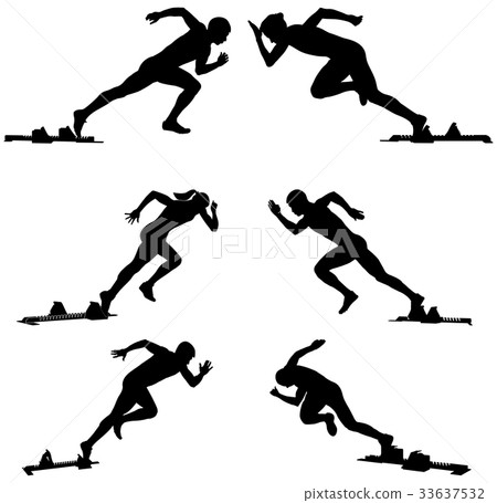 set athletics runners set athletics runners 33637532