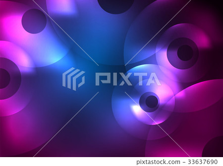 Glowing circles in the dark 33637690