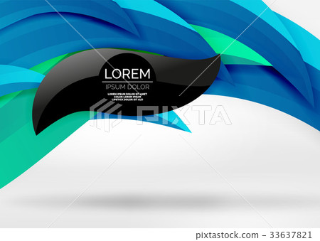 Vector colorful wave lines in white and grey 3d Vector colorful wave lines in white and grey 3d 33637821
