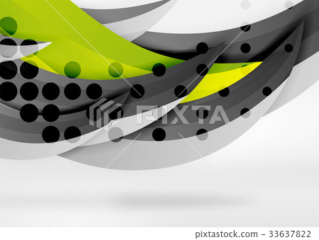 Vector colorful wave lines in white and grey 3d Vector colorful wave lines in white and grey 3d 33637822