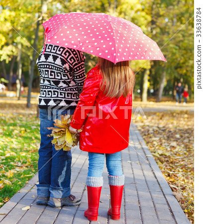 Little boy and little girl with walking Little boy and little girl with walking 33638784