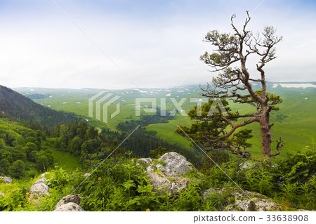 Mountain landscape. Valley view. Mountain landscape. Valley view. 33638908