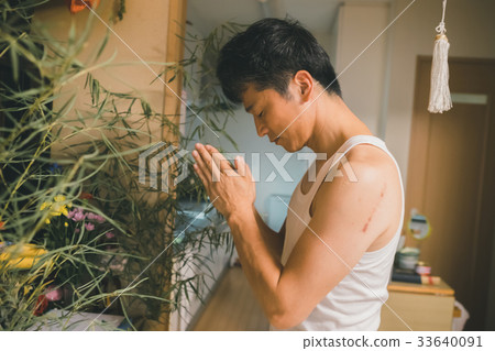 中元節 盂蘭盆節 男人 33640091